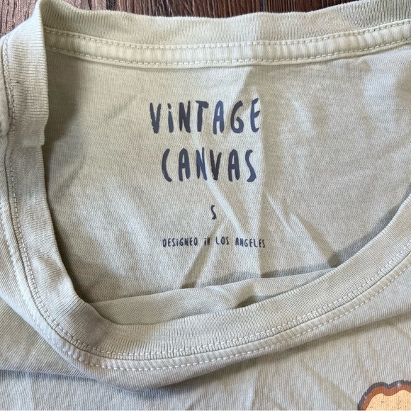 Vintage canvas one of a kind vintage wash graphic tee SZ SM - Picture 4 of 4